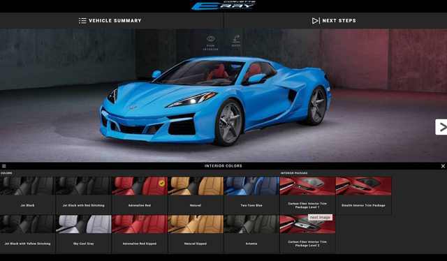 2024 Corvette ERay Configurator Leaks, Revealing the Hybrid C8