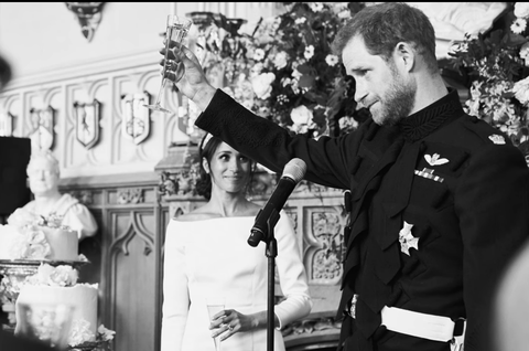 meghan and harry at their wedding