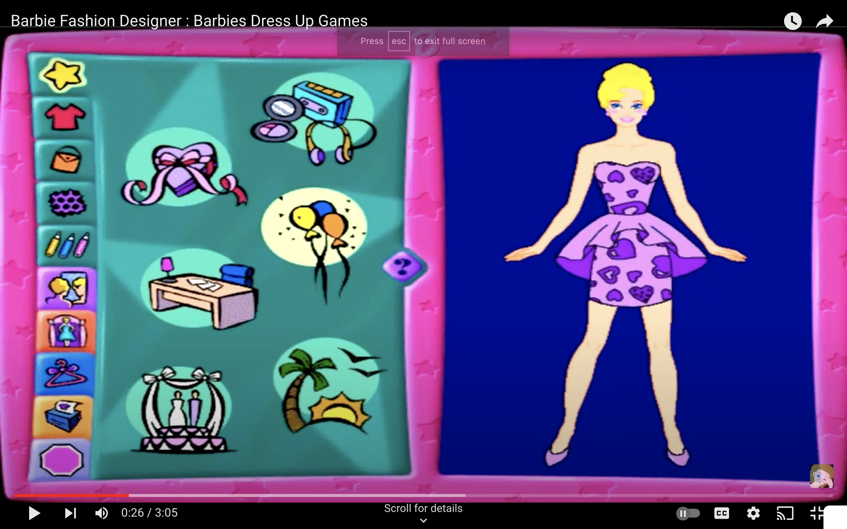 Barbie Princess Dress Up - Girl Games