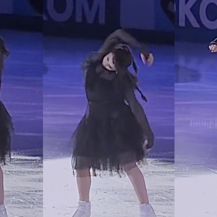 A Figure Skater Recreated the Viral 'Wednesday' Dance on Ice and Truly Nailed It
