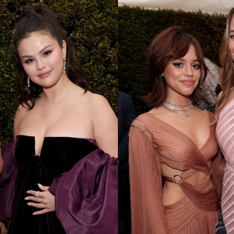 All the Celebs at the Golden Globes Were Literally Dying to Meet Jenna Ortega