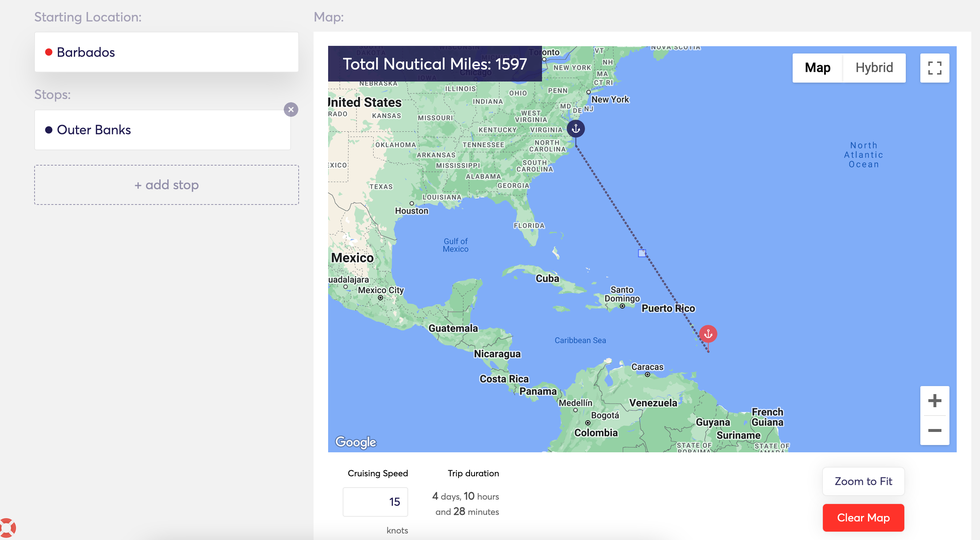 How Long Would It Take to Travel From Barbados to Outer Banks by Boat