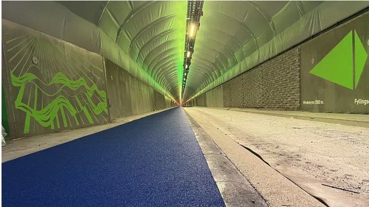 The Fyllingsdal Tunnel Is the Longest Cycle Tunnel in the World