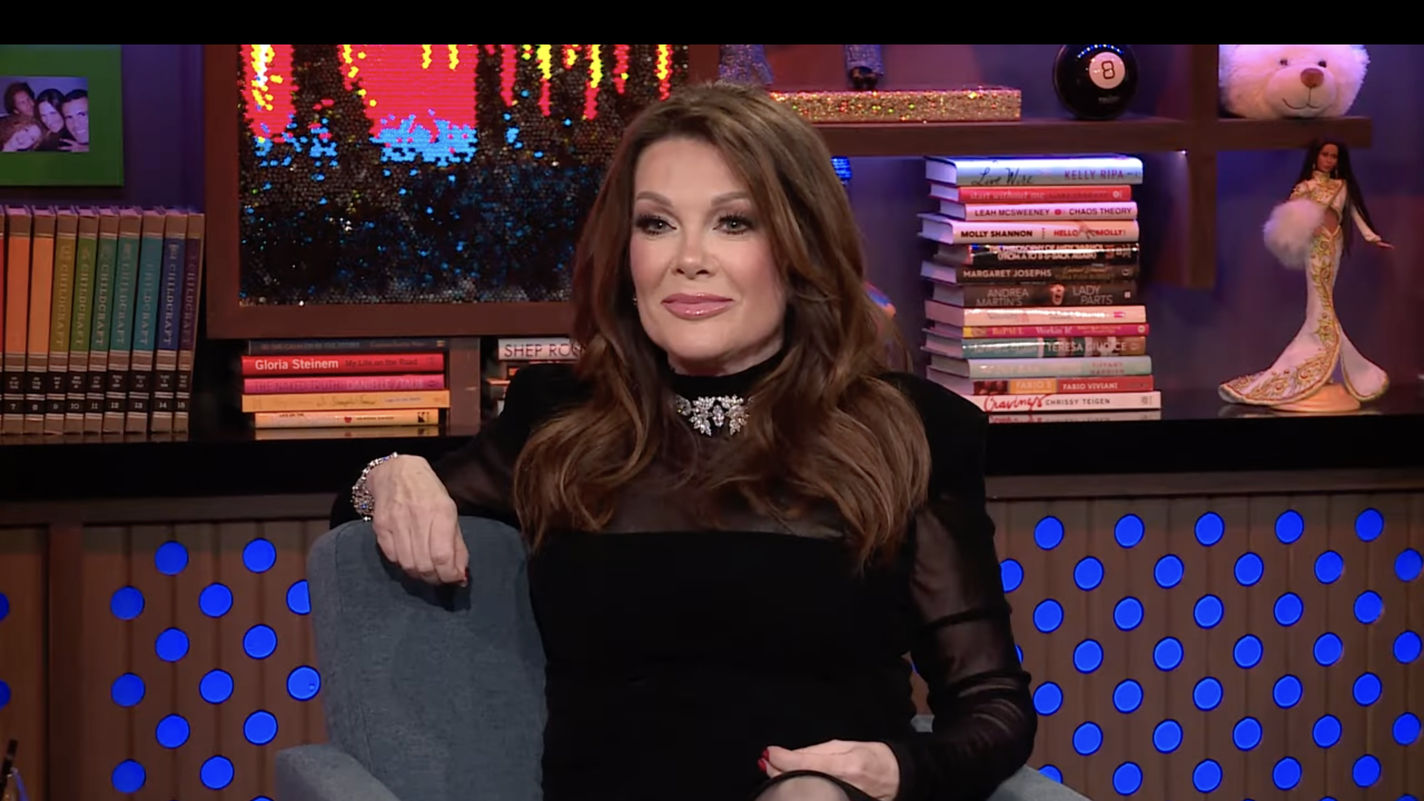 Lisa Vanderpump Reacts to Scandoval During 'WWHL' Interview