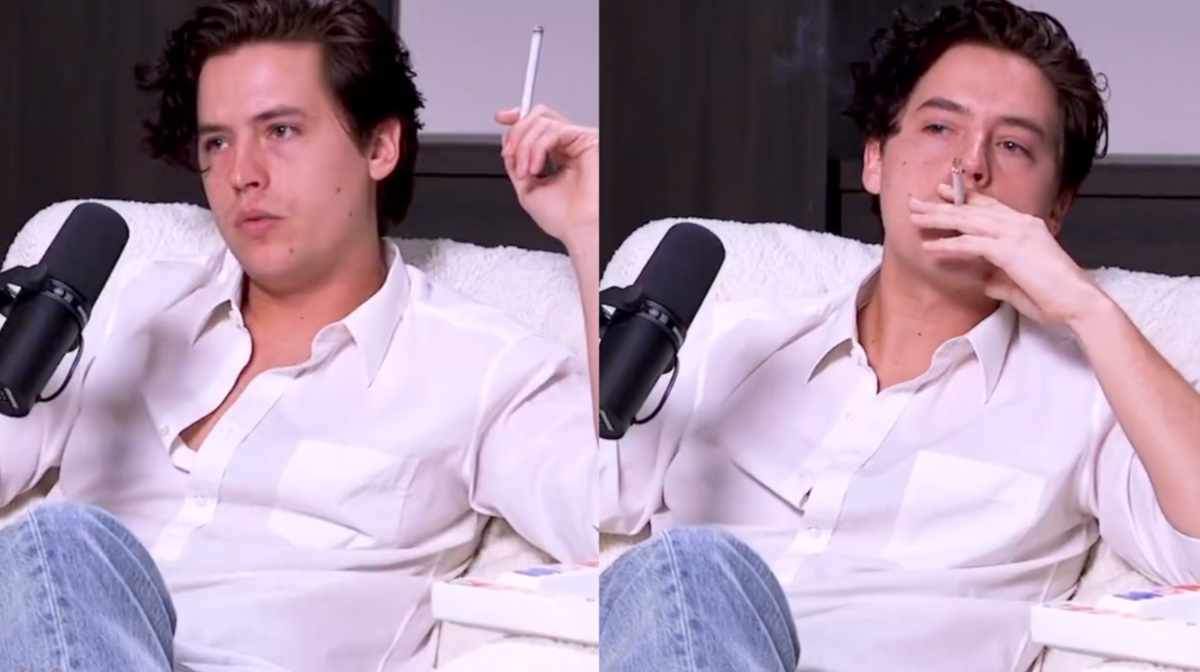 The Funniest Tweets About Cole Sprouse Sexy Smoking