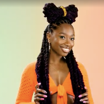 How to Create These Zig-Zag Braids with Curly Ends - Cosmo's The