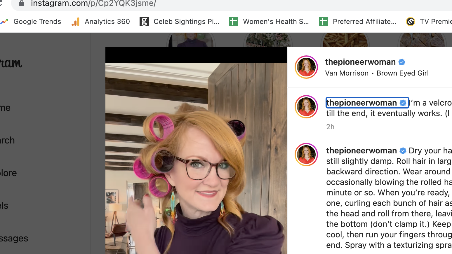 Apparently the Pioneer Woman Is the Hair Tutorial Influencer I