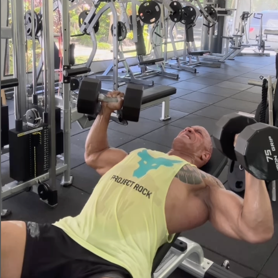 The Rock Breaks Down His Massive Upper Body Workout Split