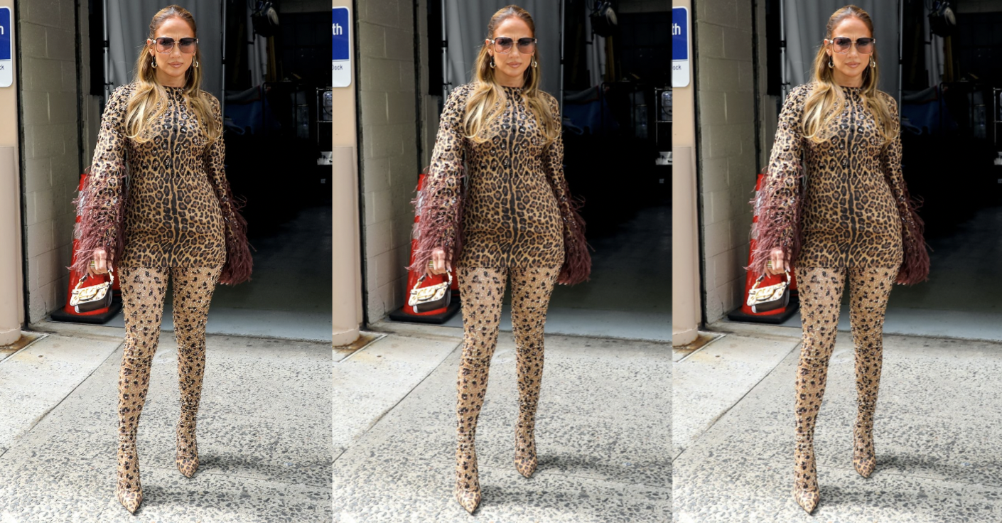 Jennifer Lopez's Animal Print Outfit In NYC: Photos – Hollywood Life