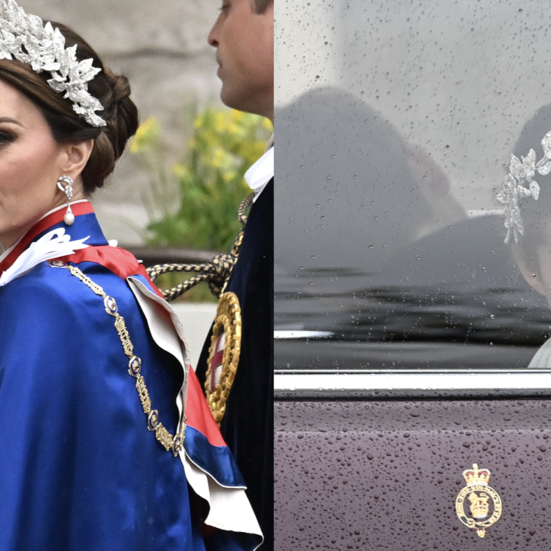 Princess Charlotte and Kate Middleton Wore Matching Head Pieces
