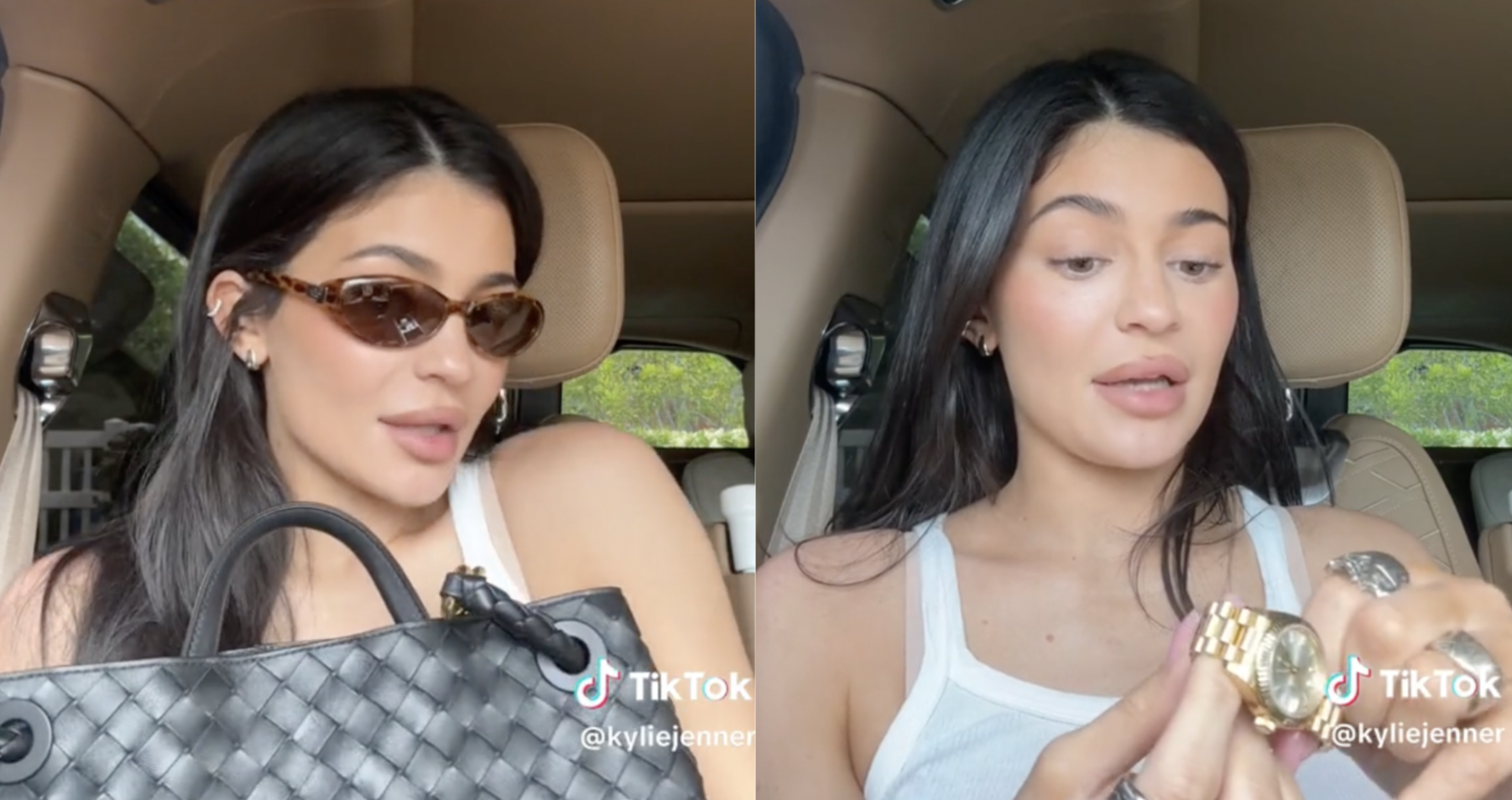 Fans React to Kylie Jenner Unearthing a Gold Rolex from Her Bag