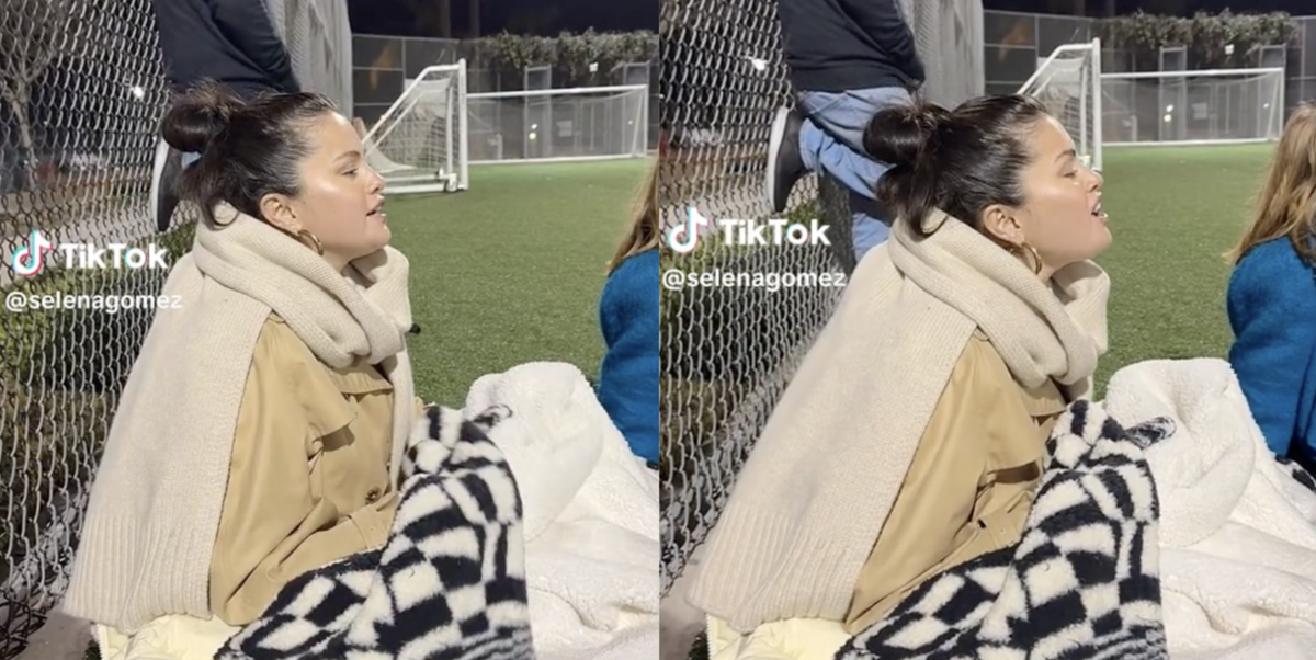 Selena Gomez Iconically Screams "I'm Single" at a Group of Soccer Players