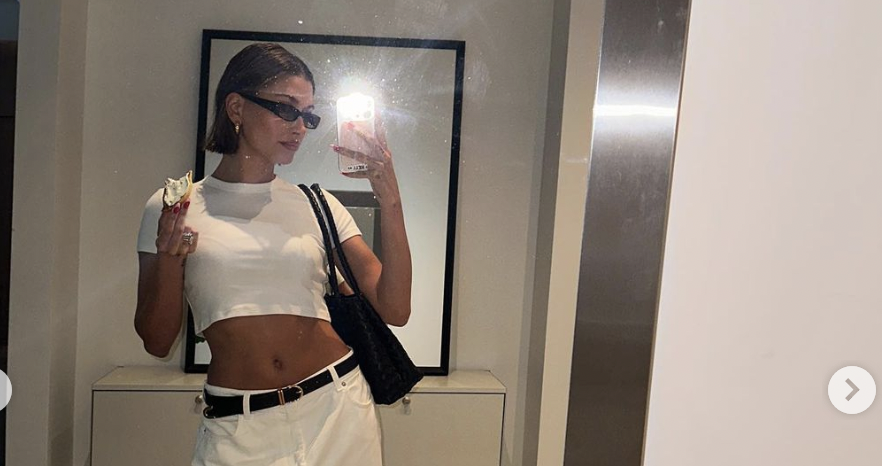 Hailey Bieber Put a Side-Boob-Baring Spin on the Classic Evening Gown