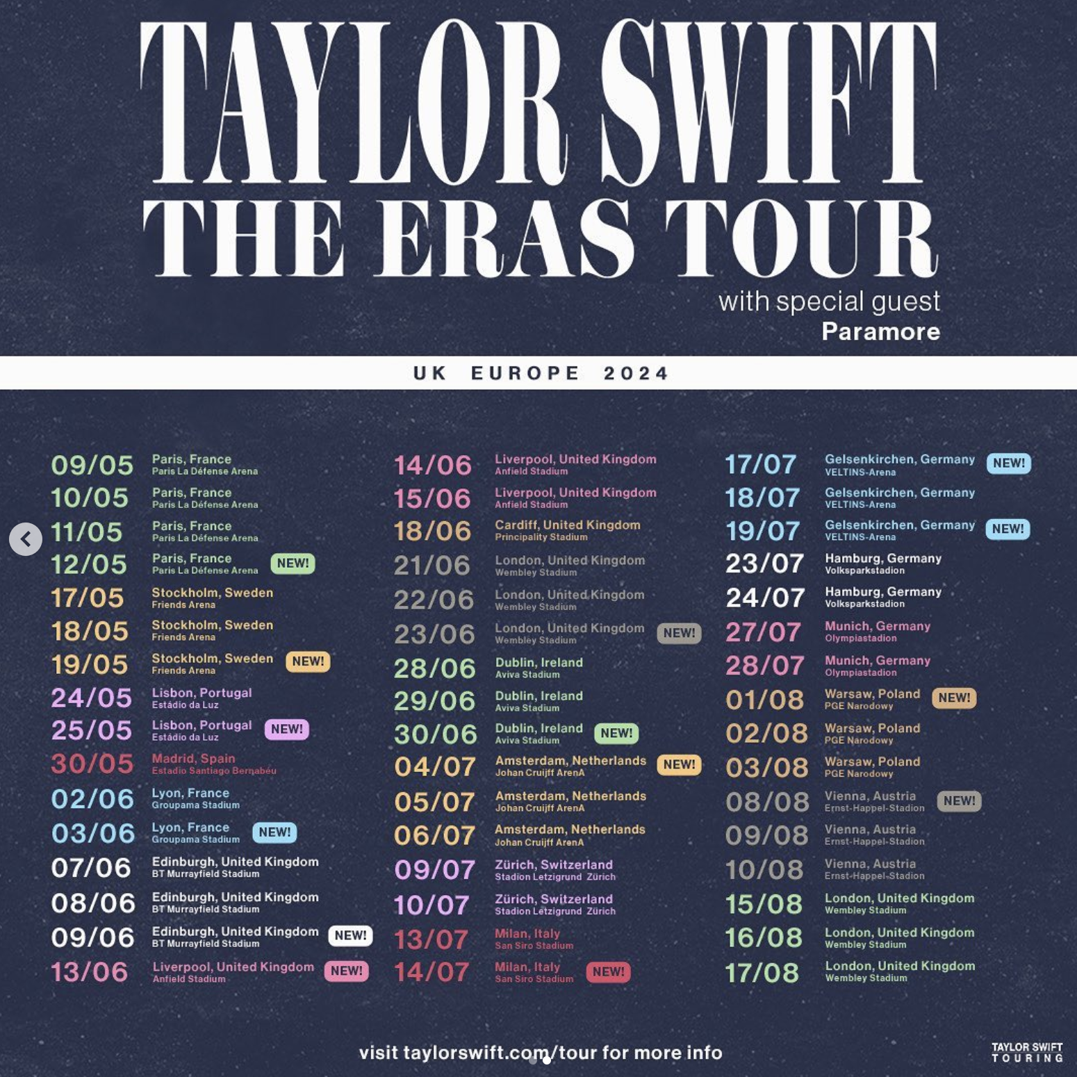 Sneak Peek at Taylor Swift's 'Eras Tour' Chicago Merch — and How Much it  Costs – NBC Chicago