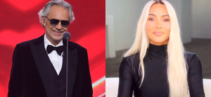 andrea bocelli, kim kardashian