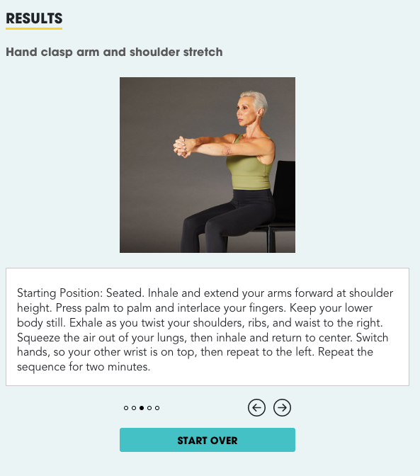 Get a Full-Body Stretch Using Our Just-for-You Stretching Tool