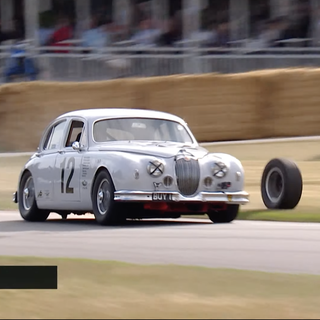 Jaguar Wheel Flies Off Into Crowd at Goodwood Festival of Speed, Spectators OK