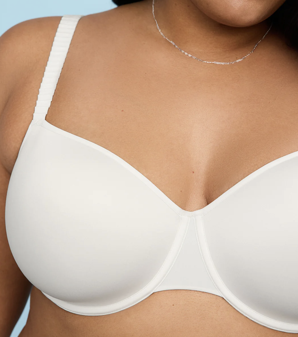 Buy Intimacy Single Layered Non Wired 3/4th Coverage T-Shirt Bra - White at  Rs.480 online