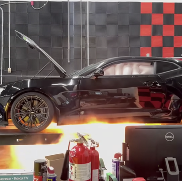 chevrolet camaro zl1 gearbox explodes on dyno