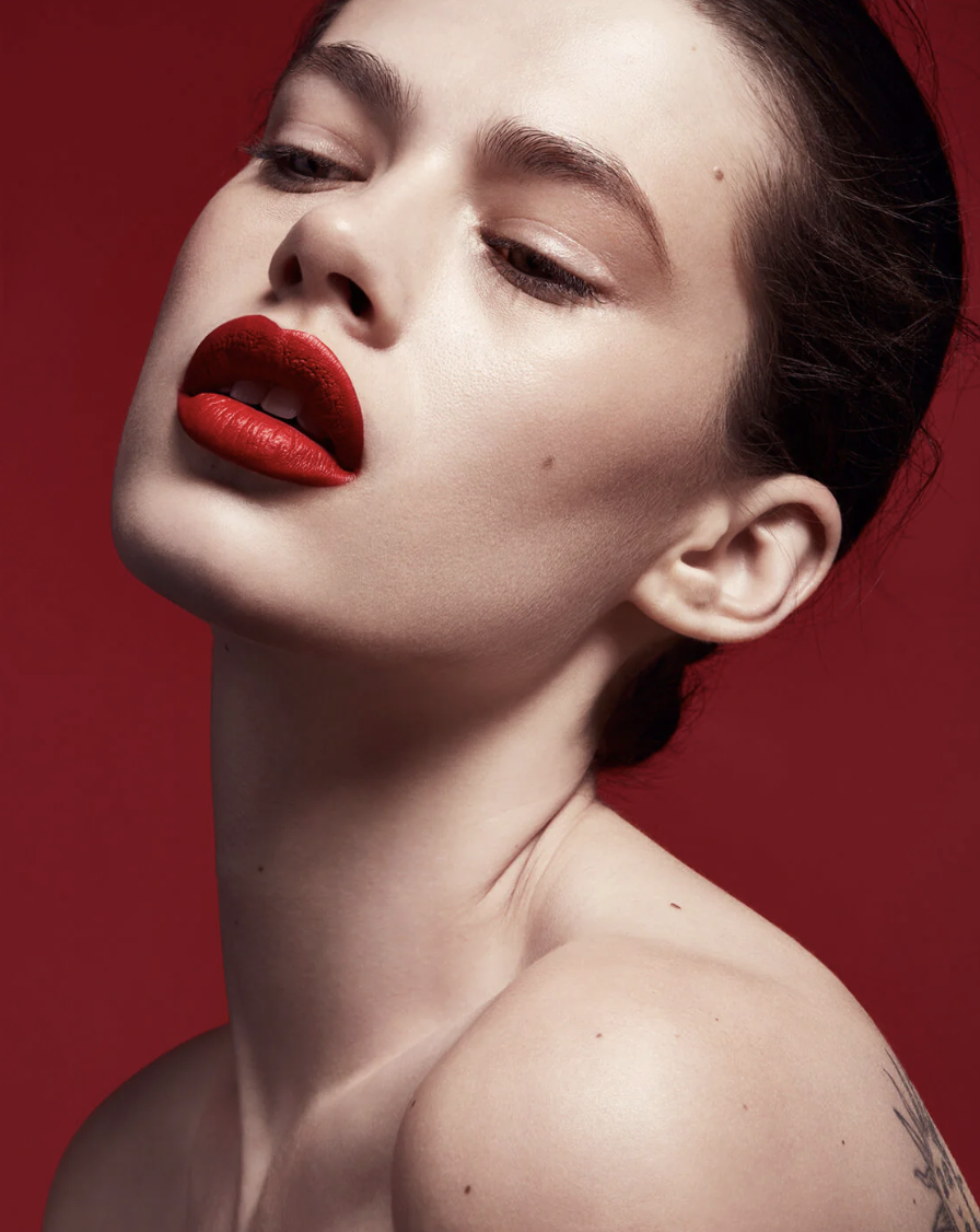 chanel red matte lipstick