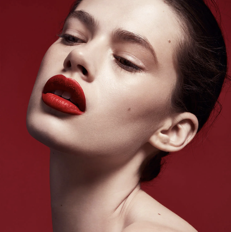 red lipstick photography