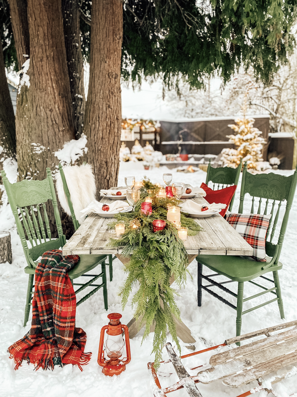 Simple Holiday outdoor decor to last all winter!