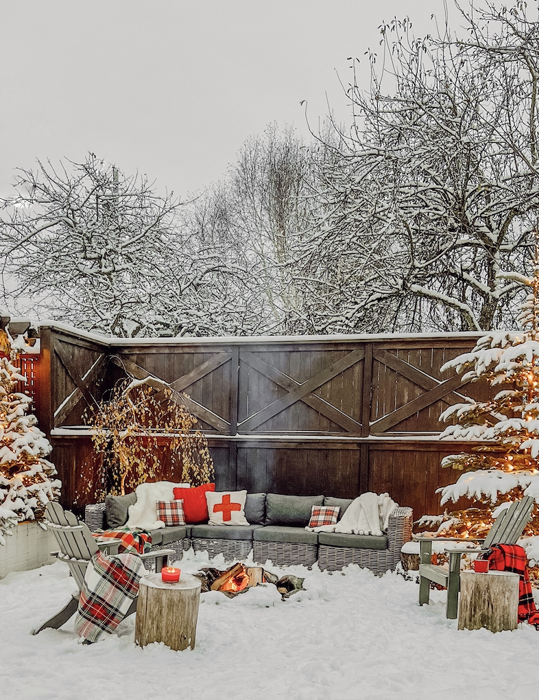 Winter Let It Snow Arrangement~Christmas Centerpiece~Farmhouse Winter Decor