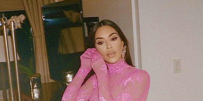 Kim Kardashian Made the Case for Sheer Catsuits on Instagram — Watch Video