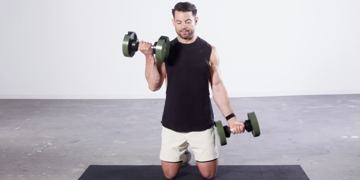 The Seesaw Dumbbell Superset Will Support to Build Big Arm Muscle