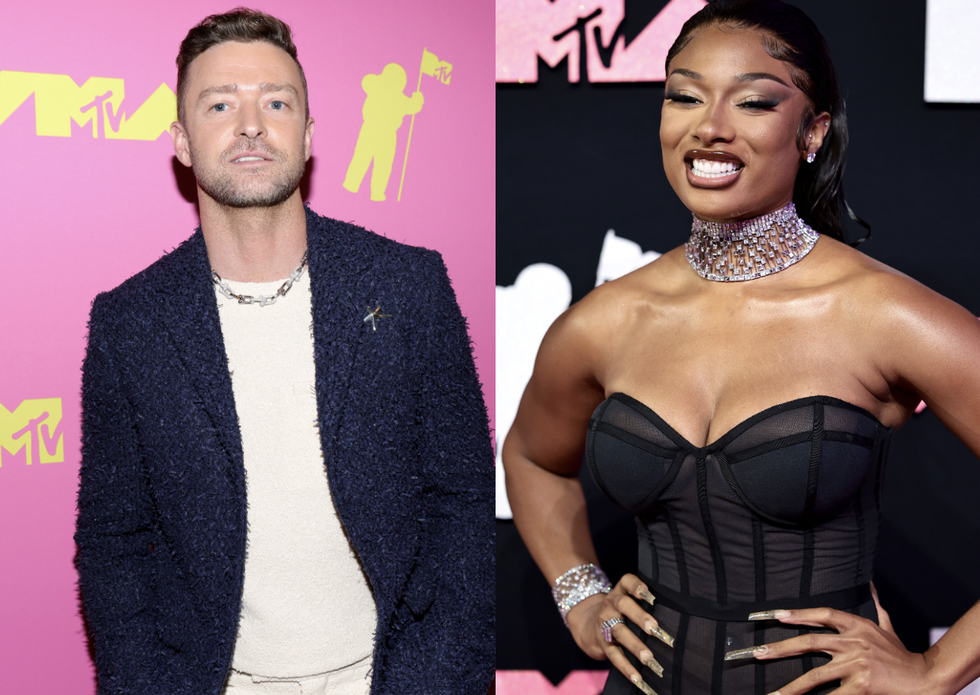 Justin Timberlake and Megan Thee Stallion appear to feud at the VMAs