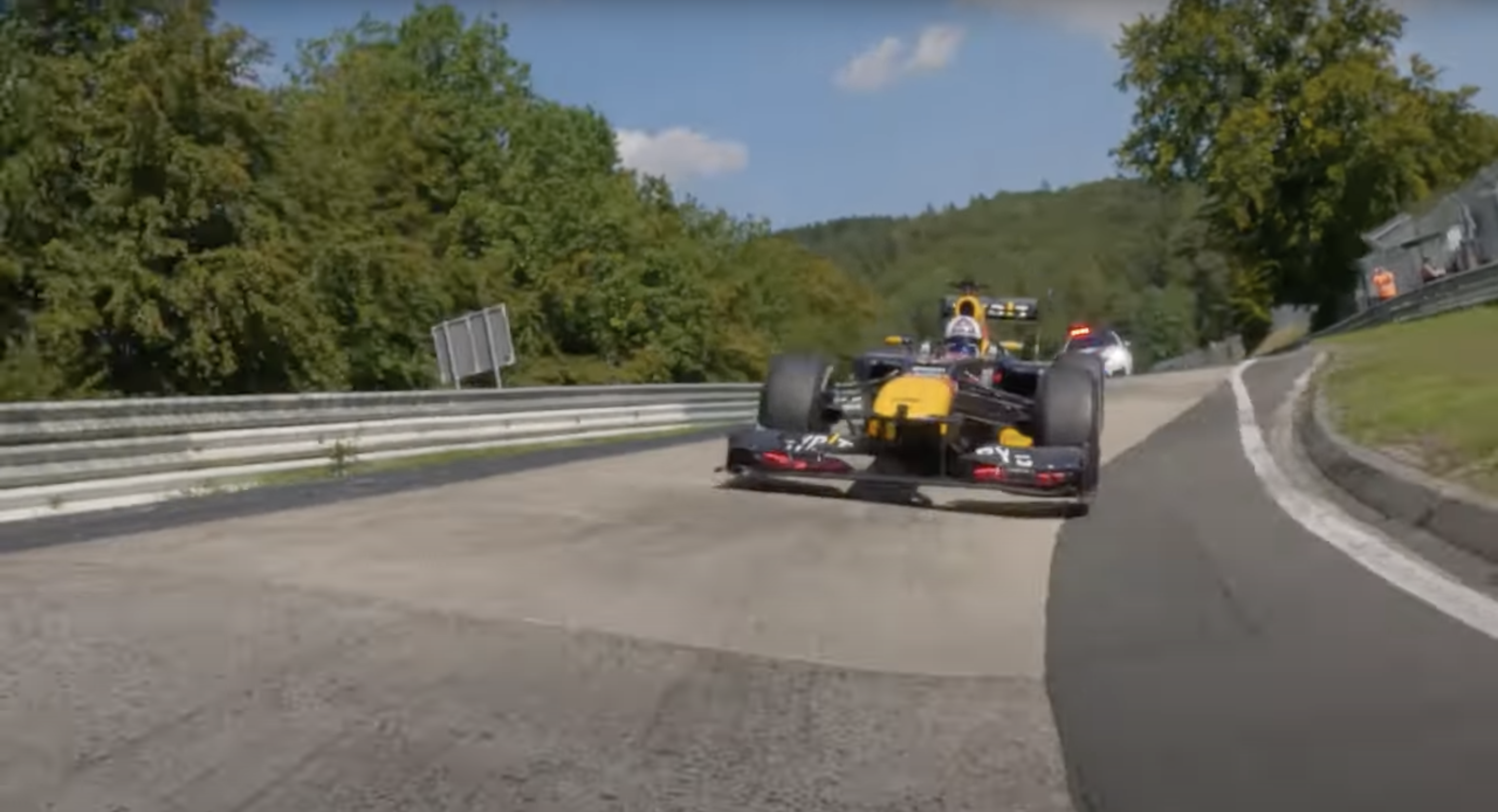Watch Vettel Send His Red Bull F1 Around the Nürburgring