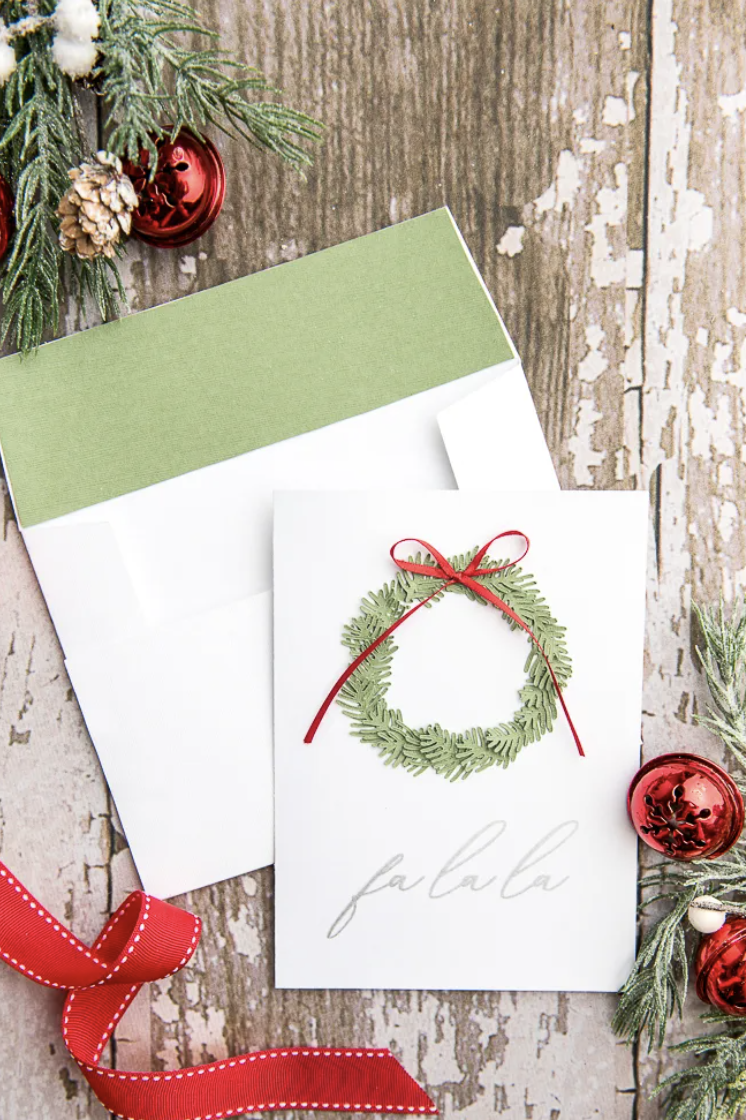 DIY Cricut Joy Christmas Cards 