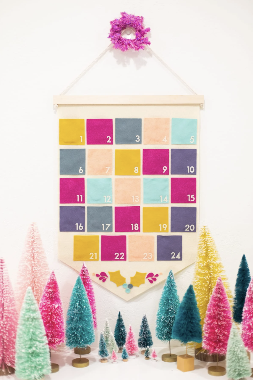 Kids Crafts Countdown to Christmas Felt Craft Kit Advent Calendar