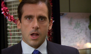 the office michael scott suprised