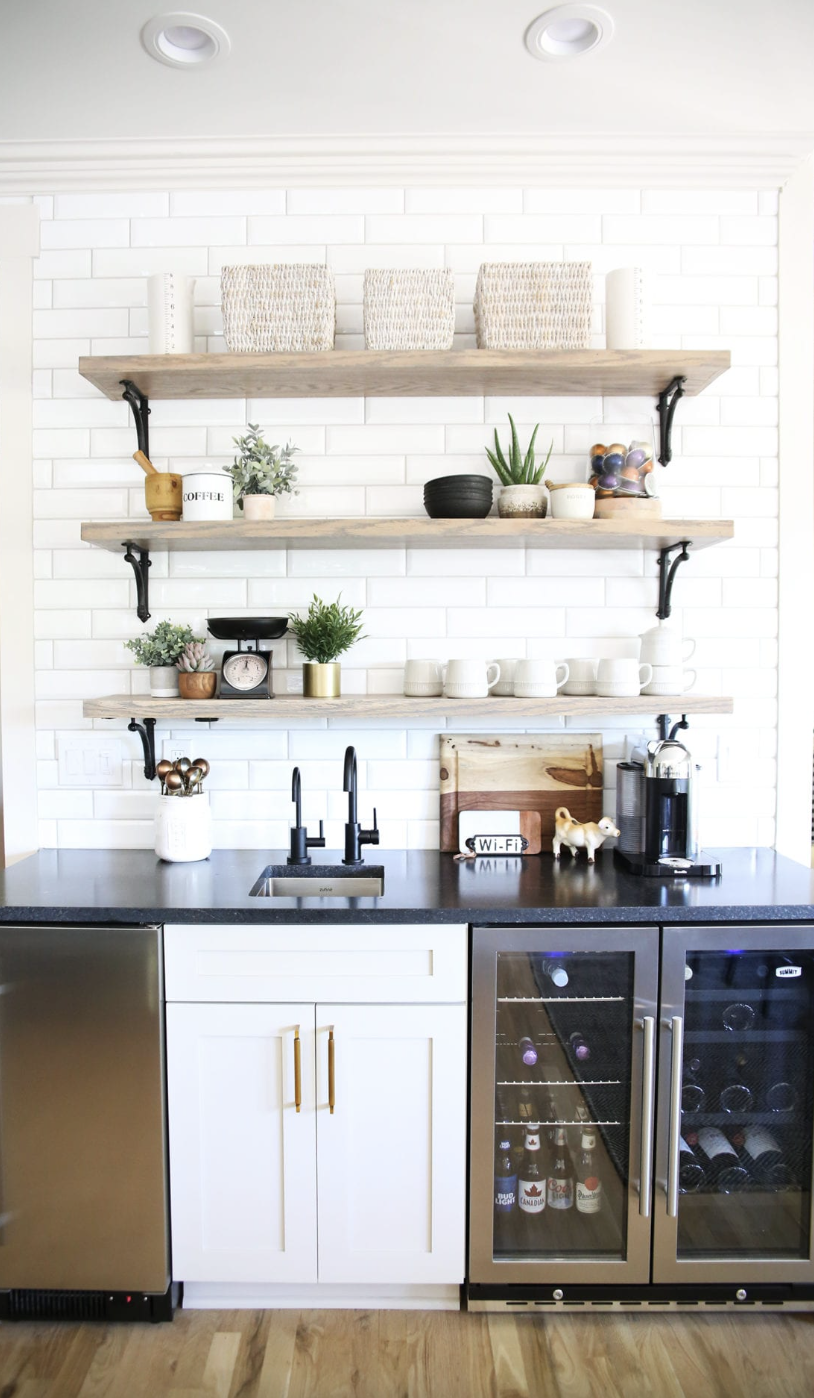 Kitchen Decor: Creating a Functional Coffee Bar - HOME by KMB