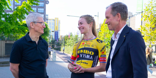 Team Jumbo-Visma — The Vélodrome  Believe in your dreams and achieve big  things — either on the bike or in the business world. 🚴‍♂️ As a proud  sponsor of Team Jumbo-Visma