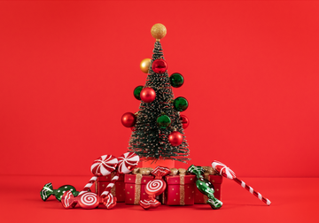 christmas tree and decor