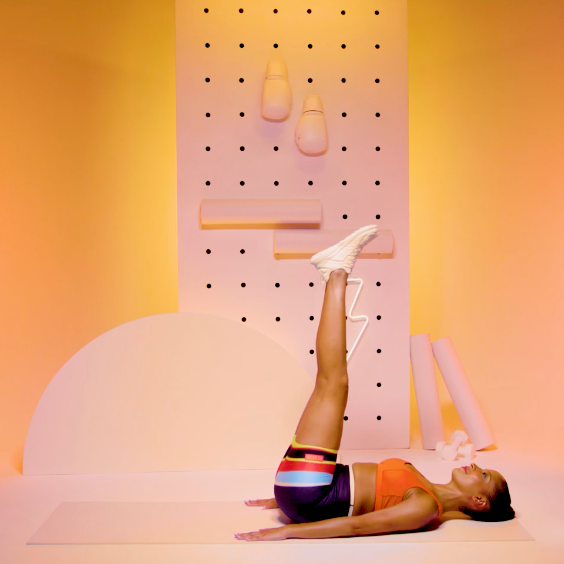 a person doing yoga