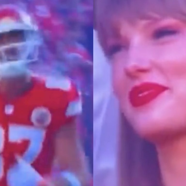 Watch Taylor Swift Look Fully Smitten Seeing Travis Kelce Arrive at Last Night's Game
