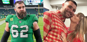 Jason Kelce's Wife Helps 'Swiftie' Daughter 'Learn Football