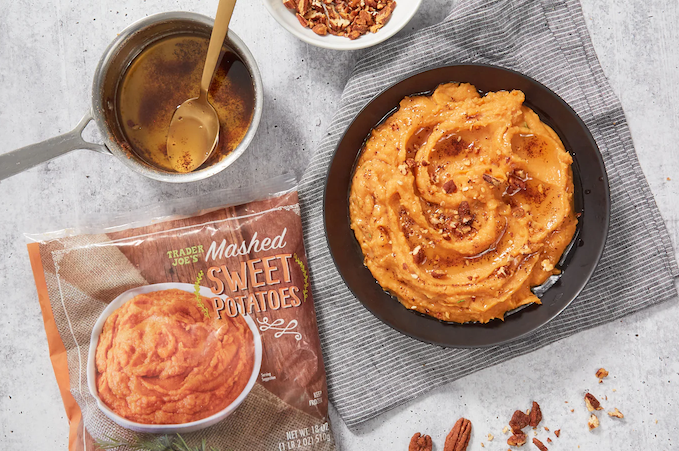 mashed sweet potatoes