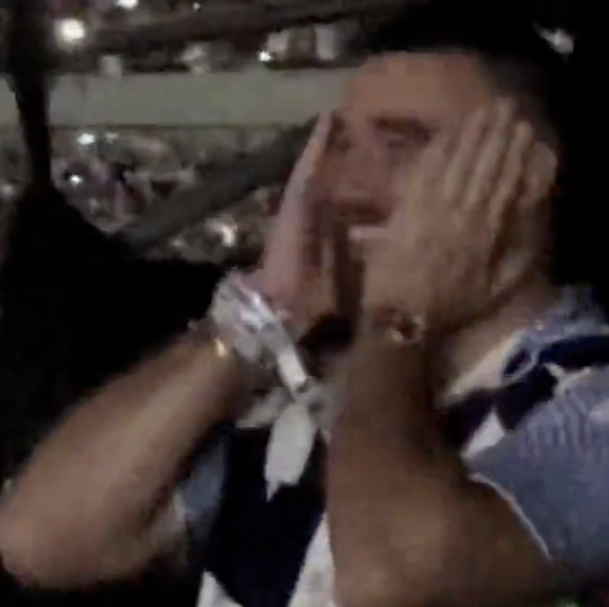 Here's Travis Kelce's Reaction to Taylor Swift Singing 