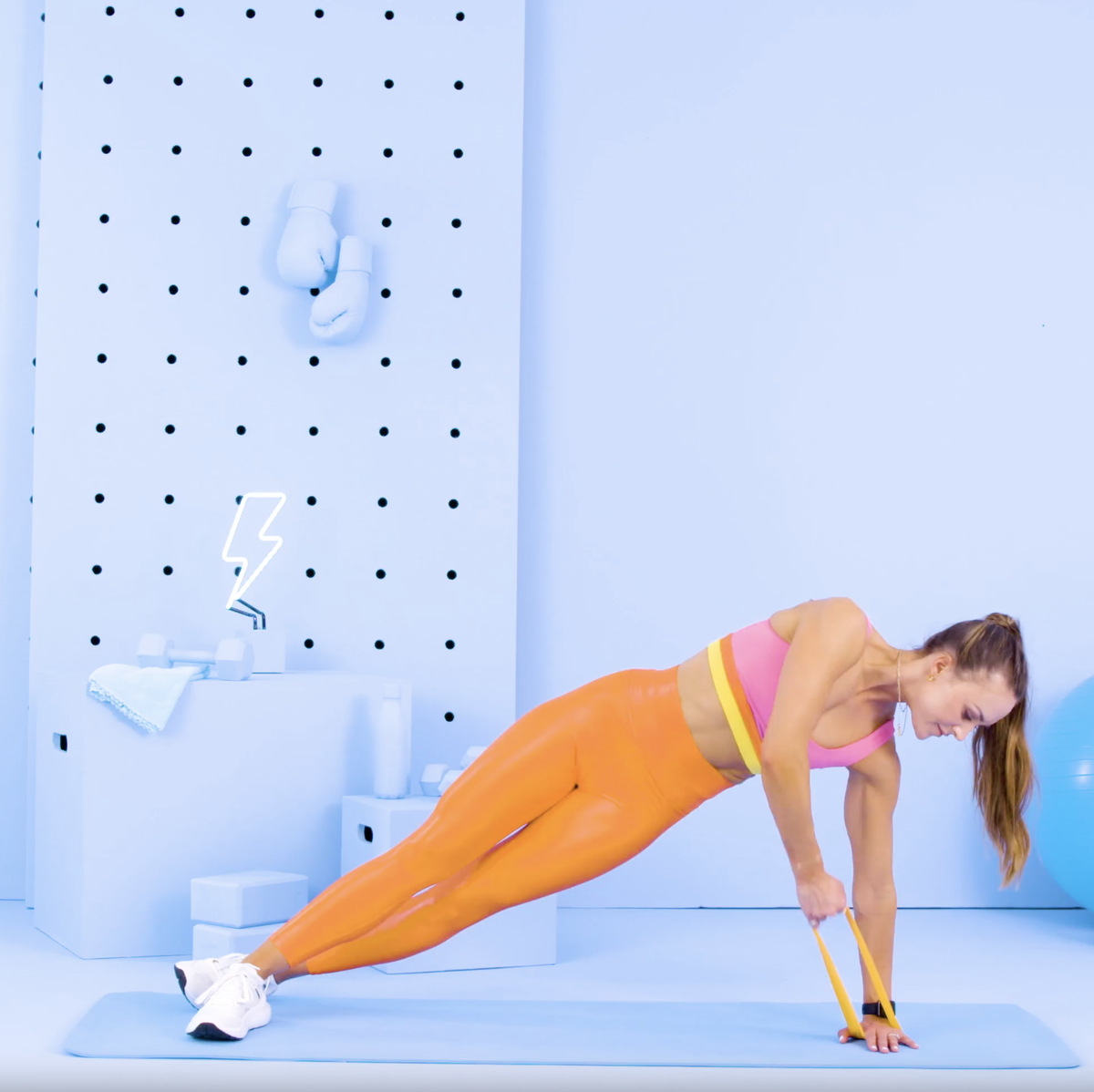 Here's how to work out at home with resistance bands
