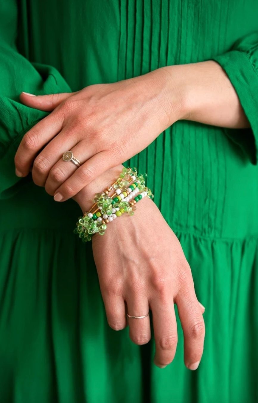 green st patricks day bracelet