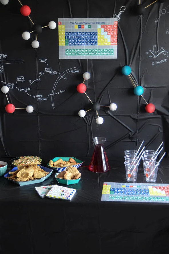 science themed graduation party