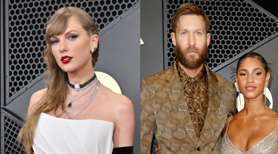 Calvin Harris and Vick Hope’s Reaction to the Taylor Swift Grammys Jokes