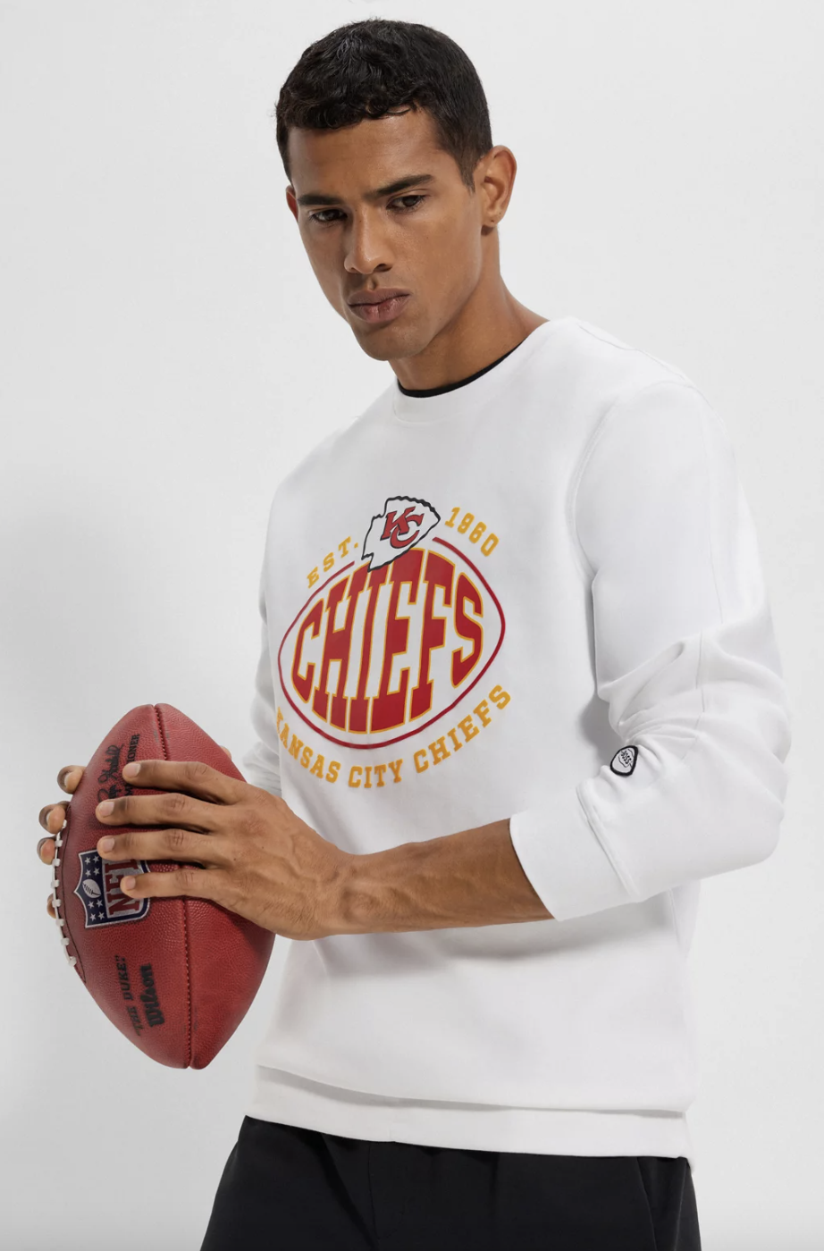 SUPERBOWL STYLE🏈 Go Chiefs! We are definitely in our CHIEFS Era. Limited  Supply of sweatshirts and trucker hats. Call 573-803- to reserve yours!🙌  #chiefskingdom #kcchiefs #swiftfans #swifty #superbowllsunday #superbowl  #superbowlstyle #gameday