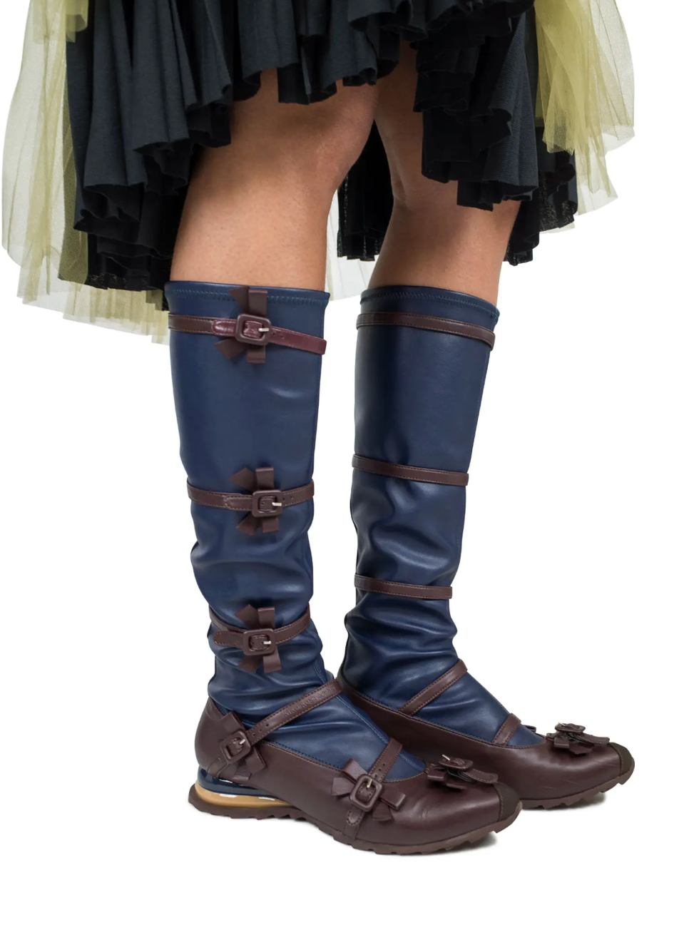 a person wearing boots