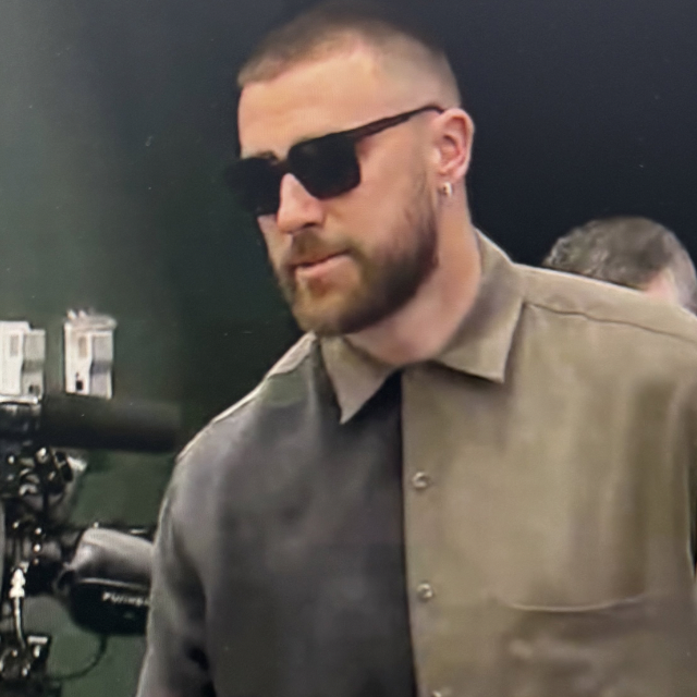 Travis Kelce Just Wore a Shirt That's the Exact Color Palette of 'The Tortured Poets Department'