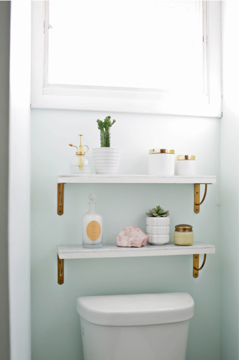 over toilet storage